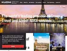 Tablet Screenshot of kuoniglobaltravelservices.com